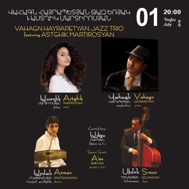 Vahagn HAYRAPETYAN Jazz Trio featuring Astghik MARTIROSYAN