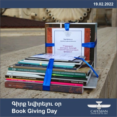 Book Giving Day at the Cafesjian Centre for the Arts