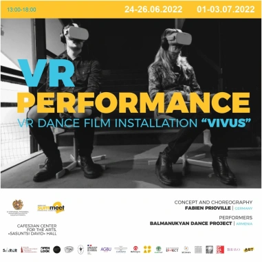 VR performance in CCA's Sasuntsi Davit Gallery