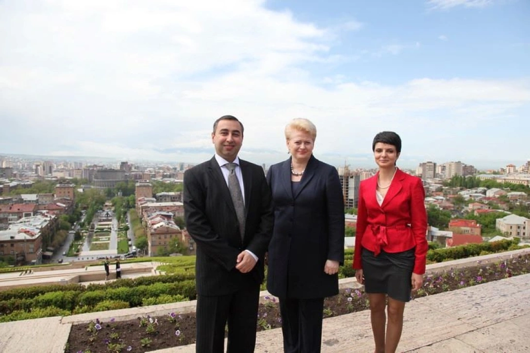 Visit of the President of Lithuania to The Cafesjian Center for the Arts