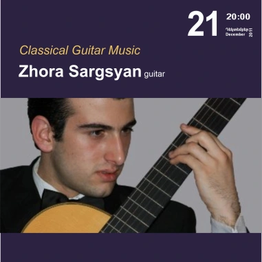 Cafesjian Classical Music Series: Zhora Sargsyan