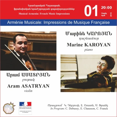Cafesjian Classical Music Series: Musical Armenia: French Music Impressions