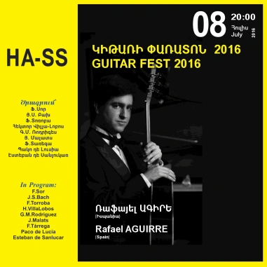 HASS GUITAR FEST 2016: Solo Concert Rafael Aguirre (Spain)
