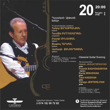 Classical Guitar Evening: Hakob JAGHATSPANYAN