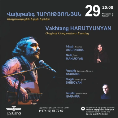 Vakhtang Harutyunyan: Original Compositions Evening