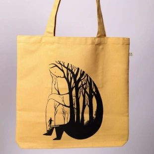 Colorful tote bags