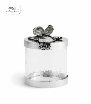 Black orchid canister  small