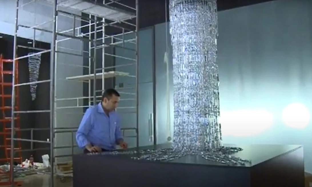 Installation of "Swarovski Crystal Palace Collection" at the Cafesjian Center for the Arts